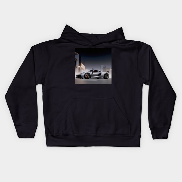 Porch in the streets Kids Hoodie by SpaceCars